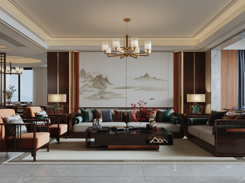 Chinese Living&Dining Room