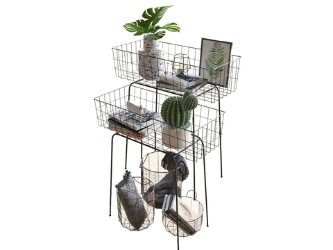 Modern Storage Basket Iron Basket