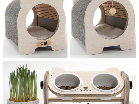 Cat Food Cat House Cat Nest