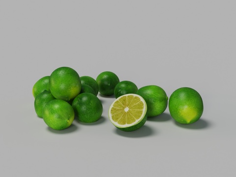 fruit green lemon