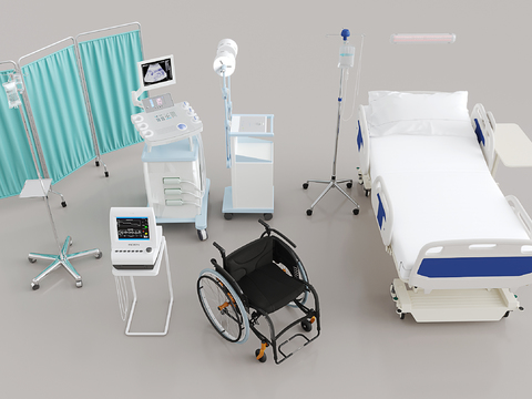 Hospital Bed Wheelchair Monitoring Instrument Medical Equipment