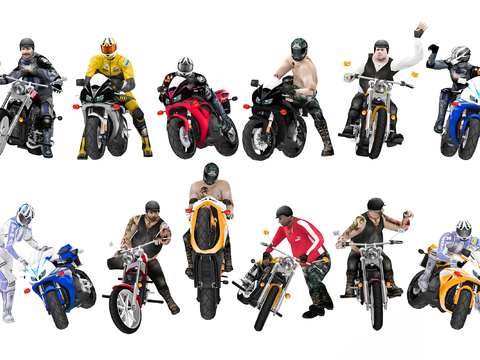 Motorcycle figures