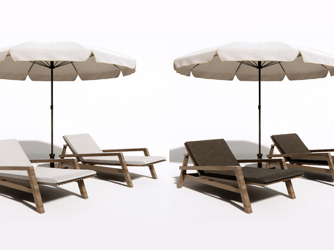 Outdoor Lounger Beach Lounger Outdoor Chair Parasol