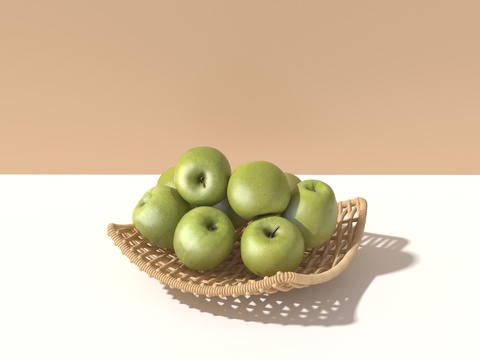 Rattan Fruit Basket Storage Basket