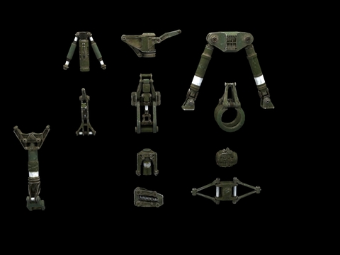 Sci-Fi Parts Metal Parts