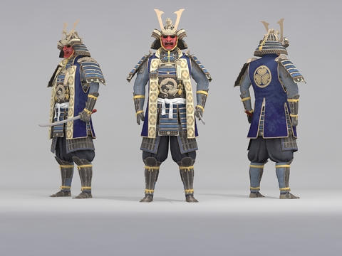 Japanese Samurai Man