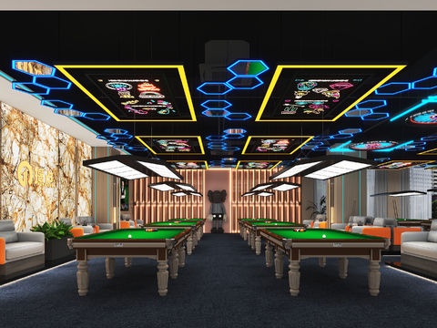 Modern Billiards Hall Billiards Hall