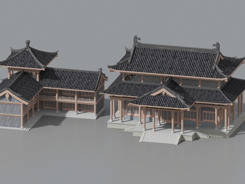 Chinese Folk Ancient Building