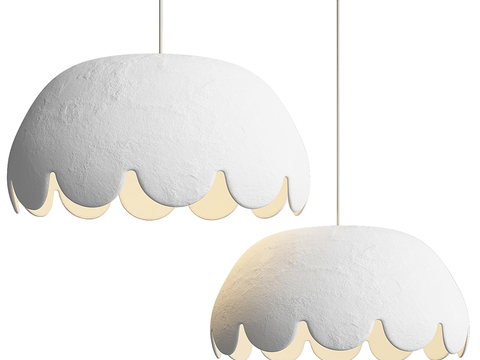 Modern gypsum chandelier