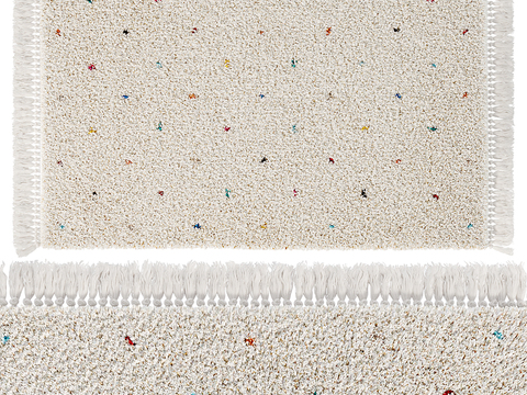 Wave Dot Tassel Carpet