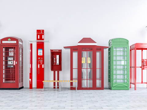 Modern Telephone Booth