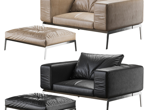 Flexform single sofa pedal