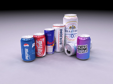 Soft drink cans