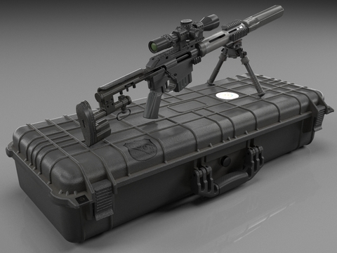 Weapon box rifle sniper rifle