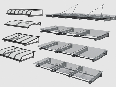 Steel Canopy Glass Rinder