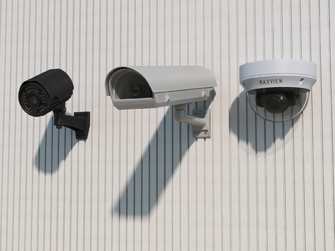 Security surveillance camera probe