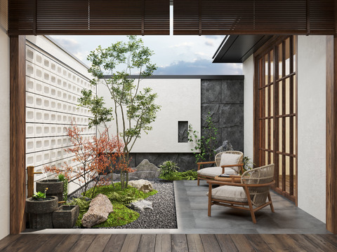 Zen Courtyard Patio Garden