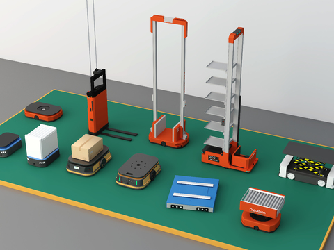 Intelligent Transporter Logistics Robot Forklift