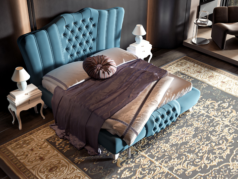 European-style double bed