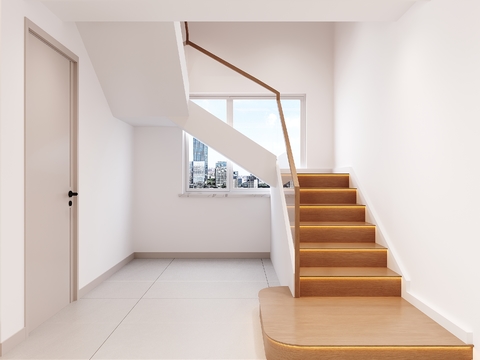 Modern Stairwell Handrail Stairs