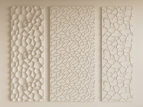 Cream Style Panel three-dimensional Panel texture wall