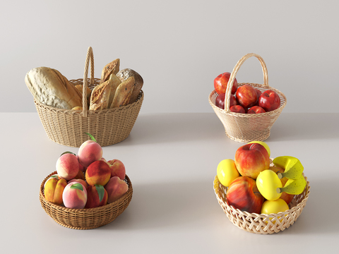 Rattan fruit basket bamboo fruit basket