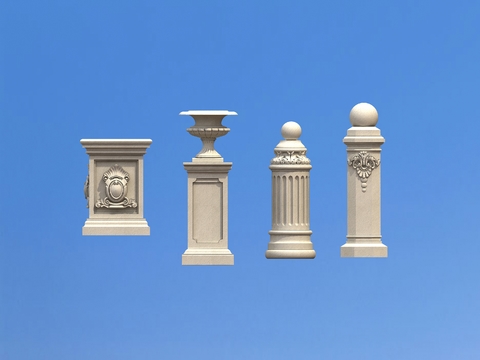 Villa Columns Roman Columns Baluster Columns