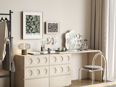 Cream Style Dressing Table