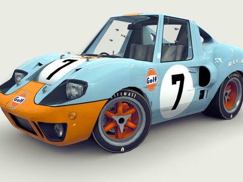 Cartoon Prototype Car Car