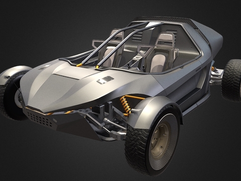 Sci-fi car sports car