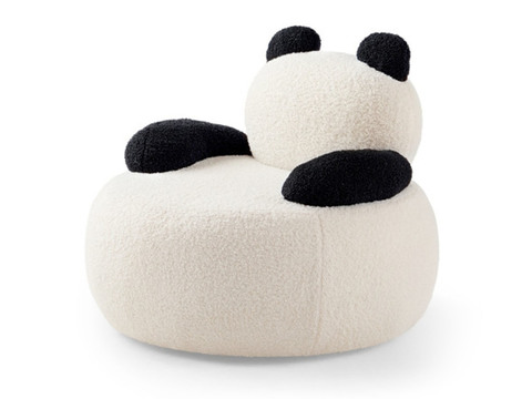 Modern Children Sofa Little Panda Chair Beanbag