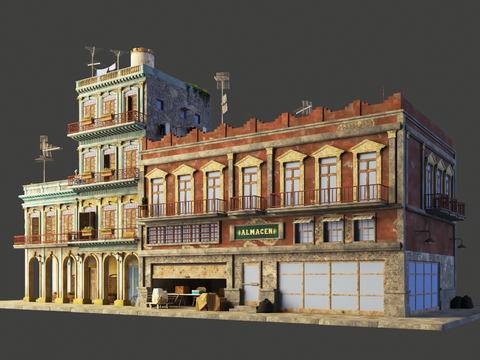 European Street Building