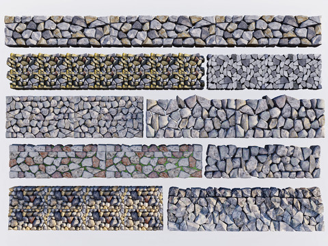 Dry ballast stone wall Dry ballast stone wall Stone retaining wall