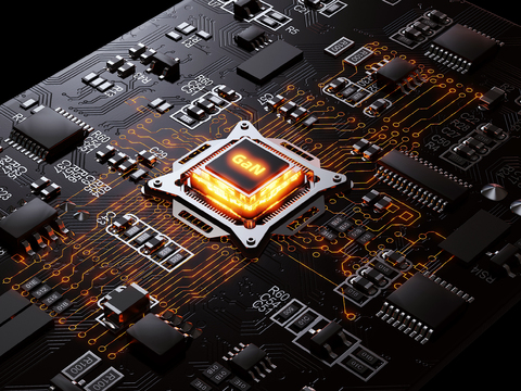 computer chip circuit board