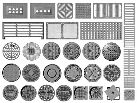 Manhole cover Drainage cover Sewage outlet plate Manhole cover