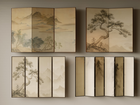 New Chinese-style Screen Partition Folding Screen