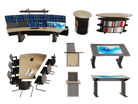 Modern monitoring console command center console