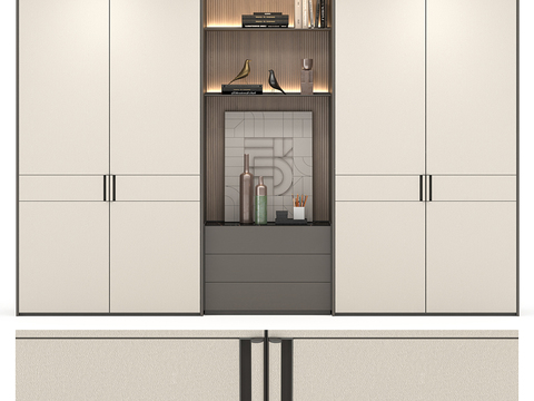 Poliform Senzafine modern wardrobe