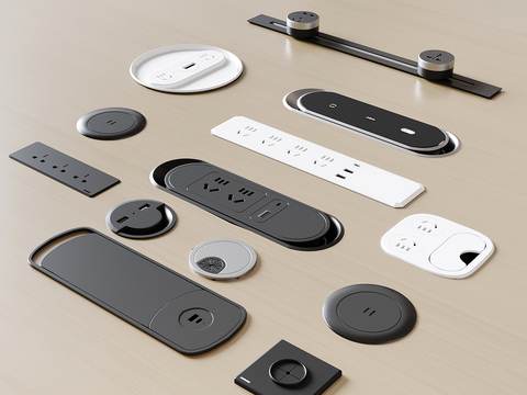 desk wire box embedded socket usb socket