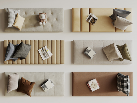 Mattress cushion bay window cushion