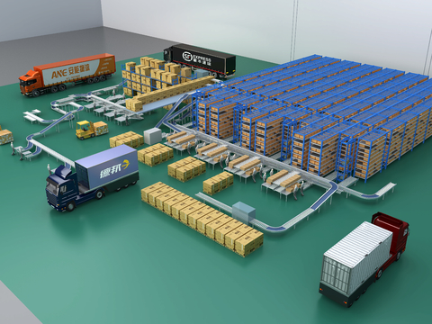 Three-dimensional warehouse logistics warehouse equipment