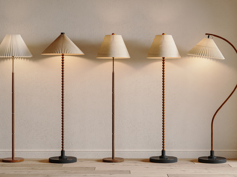 Middle style floor lamp