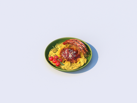 Gourmet Food Noodles Spaghetti