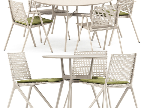 Modern Outdoor Table and Chair Rattan Dining Table and Chair