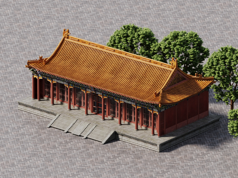 Chinese-style Ancient Forbidden City Leyou Hall