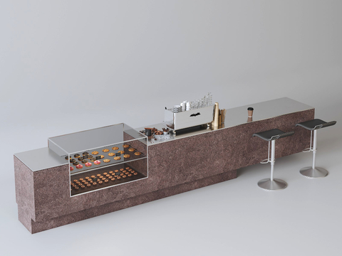 Modern Cashier Cafe Console