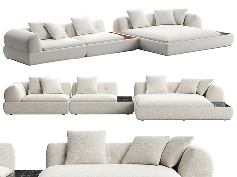 Minotti multi-person sofa corner sofa