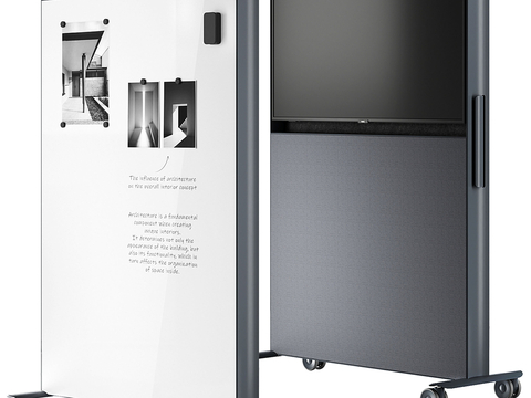 Abstracta office whiteboard note board multi-function board