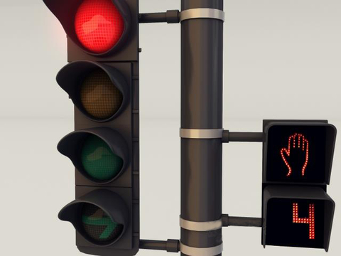 Traffic lights intersection traffic lights