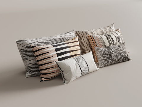 Modern pillow bedding